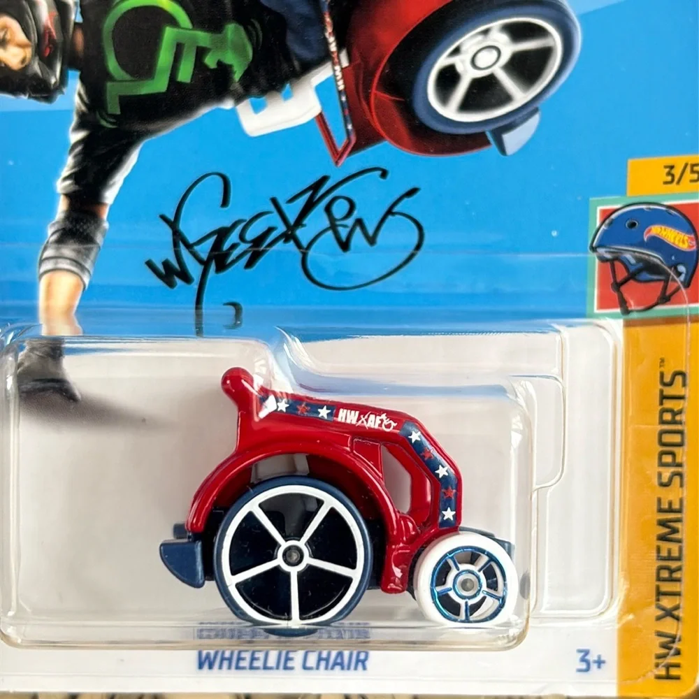 Hot Wheels Red Wheel Chair Vehicle Car 2024 New WheelChair Hotwheels Toy